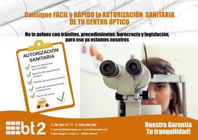 Autorizacion sanitaria centros de óptica y audiometría